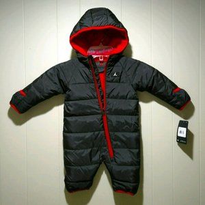 Nike Air Jordan Black Baby Coat Snow Jacket NEW